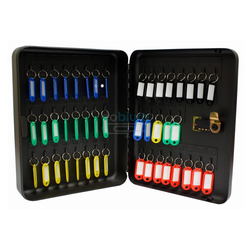 Szafka na 45 kluczy z zamkiem szyfrowym oraz z zawieszkami Metalplus