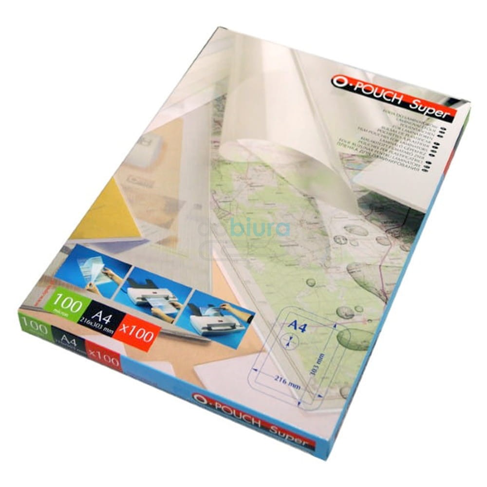 Folia do laminowania Opus A4 100 sztuk 100 mikronów