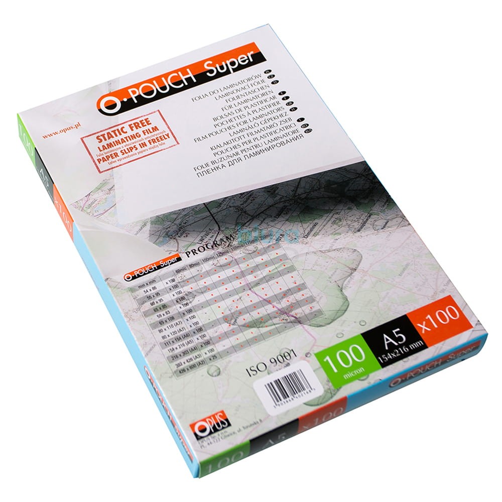Opus folia do laminowania A5 100 mikronów 100 sztuk