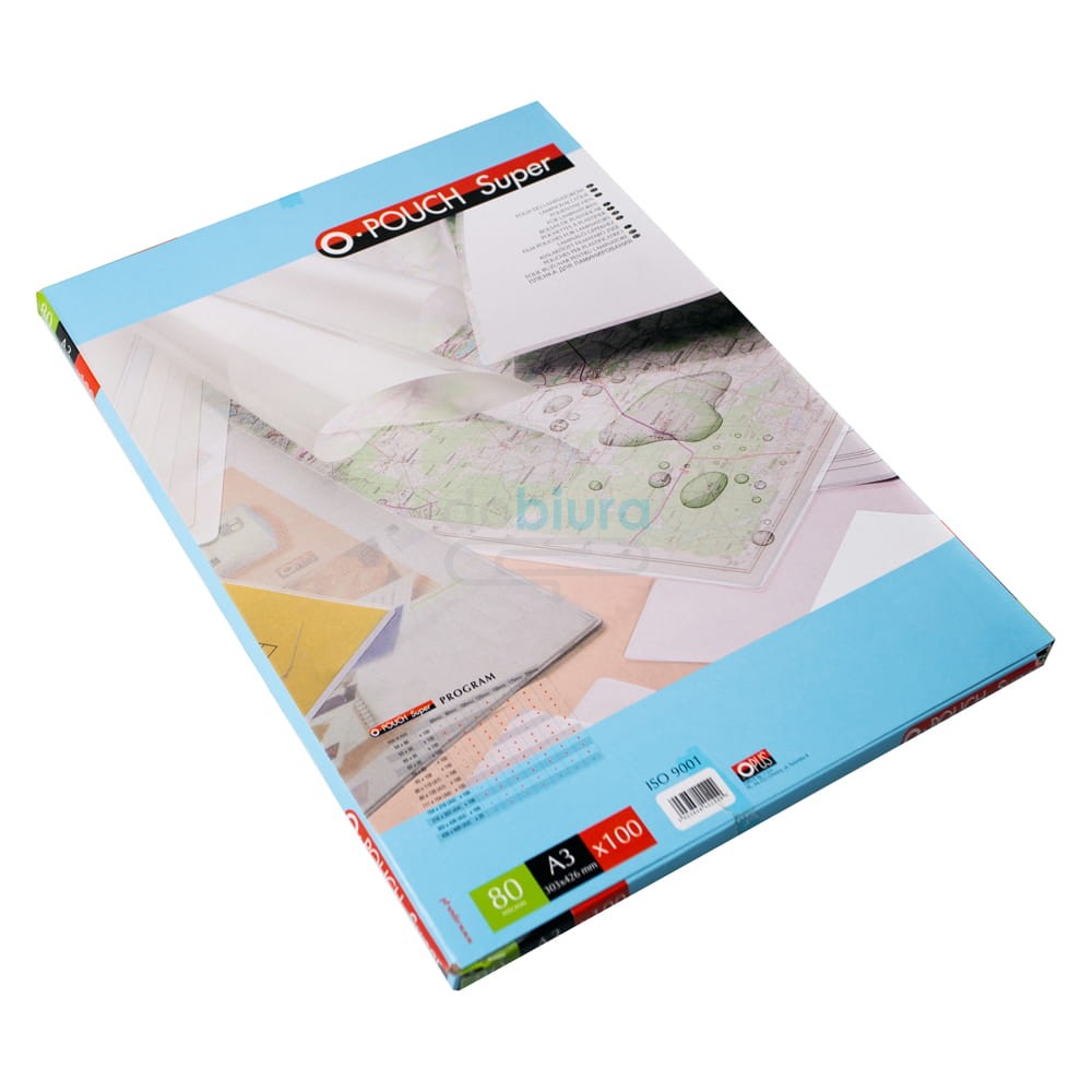 Opus Folia do laminowania A3 100 sztuk 80 mikronów