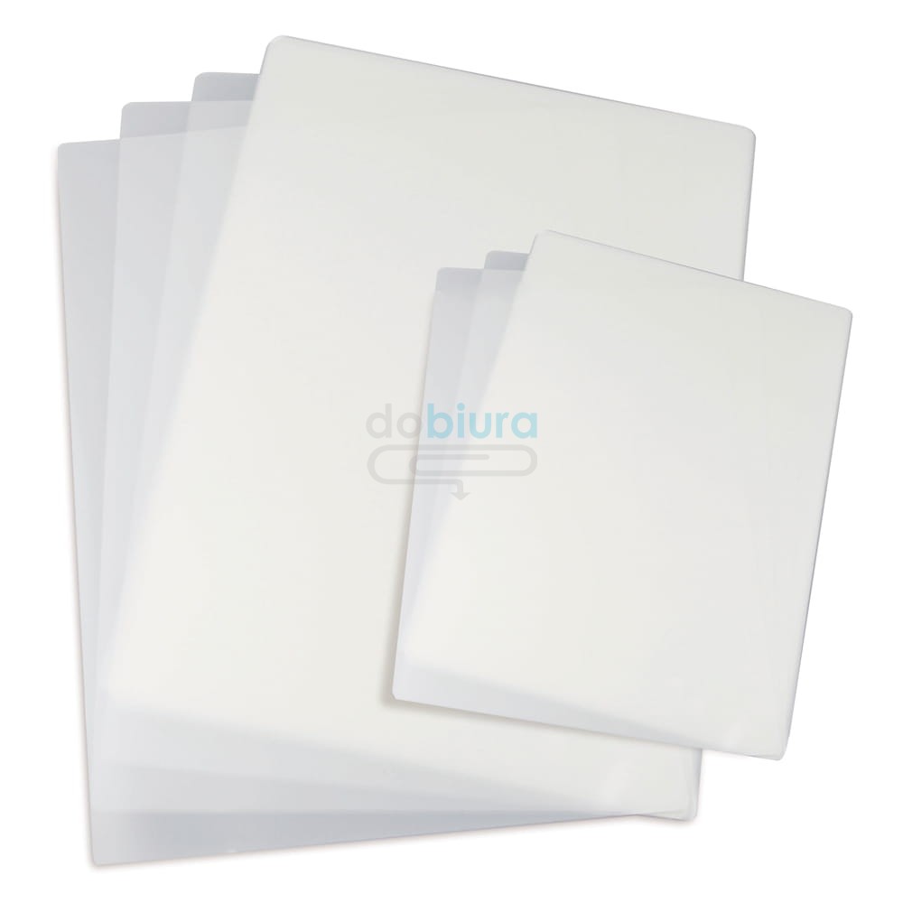 Zestaw folii do laminowania Monolith różne formaty 30 sztuk 80 mikronów