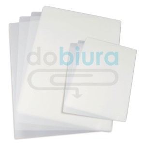 Zestaw folii do laminowania Monolith różne formaty 30 sztuk 80 mikronów