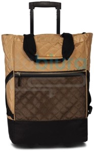 PUNTA Wózek na zakupy damski beżowy