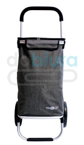 TROLEJ Wózek na zakupy torba zakupowa szara składana 36 litrów