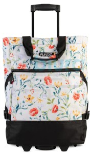 Wózek na zakupy torba zakupowa z motywem wiosennych kwiatów 36 litrów