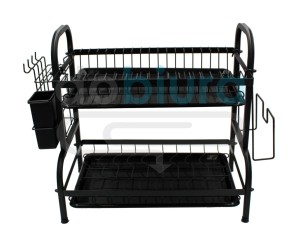 Dwupoziomowa suszarka na naczynia i sztućce ociekacz