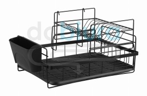 Dwupoziomowa suszarka na naczynia i sztućce ociekacz