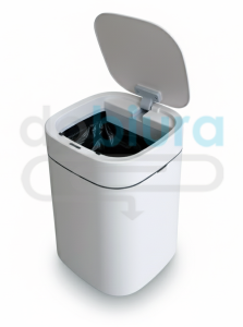 Bezdotykowy kosz na śmieci z czujnikiem ruchu