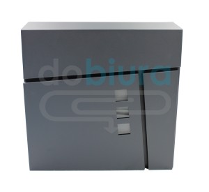 Duża skrzynka na listy z gazetnikiem pocztowa Verotech 3320F/1_BLACK