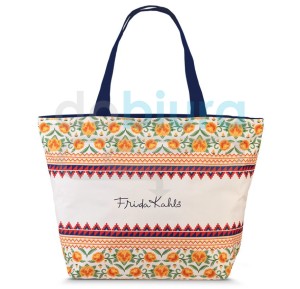 Torba shoper z motywem kwiatów Frida Kahlo 31 litrów