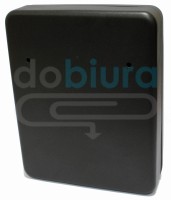 Szafka wisząca na 48 kluczy czarna mocowana do ściany Metalplus