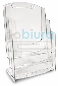 ARDA Stojak na ulotki akrylowy MULTIPLI