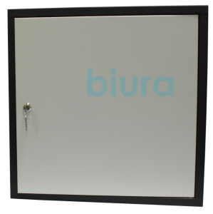 Szafka wisząca na 300 kluczy czarna z szarymi drzwiami Verotech