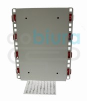 Tablica na 40 kluczy zawieszana na ścianie etykiety w zestawie Metalplus