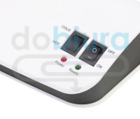 Laminator A4 biały przełączniki i wskaźniki OL289 Monolith
